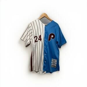 Philadelphia Phillies Meek Mill Free Meek Half & Half Jersey 2019 4/10 Size M